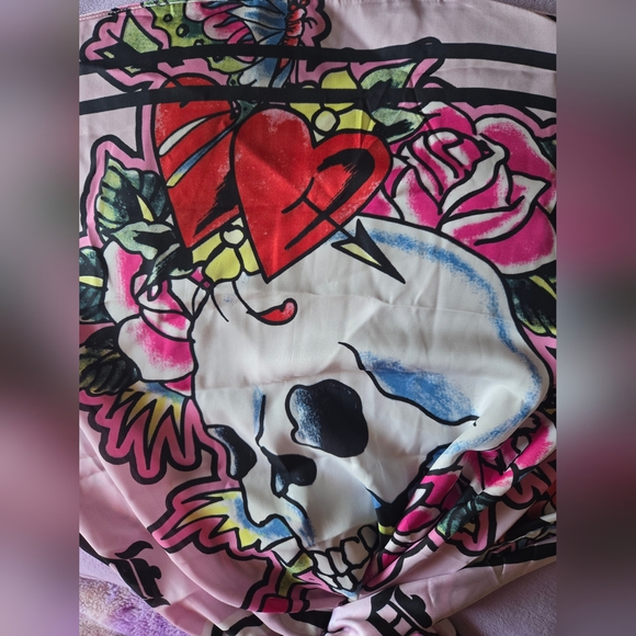 Ed Hardy Multicolor Scarf - Picture 7 of 9